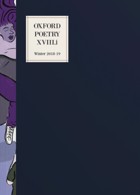 Oxford Poetry Magazine Issue  