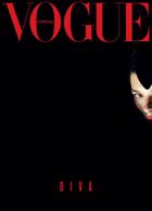 Vogue Portugal - Diva  Magazine Issue Black and Red 