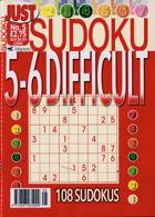 Just Sudoku Difficult 5-6 Magazine Issue NO 5