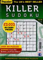 Puzzler Killer Sudoku Magazine Issue NO 192