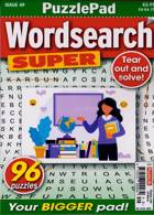 Puzzlelife Wordsearch Super Magazine Issue NO 49