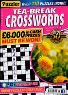 Puzzler Tea Break Crosswords Magazine Issue NO 316