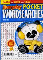 Everyday Pocket Wordsearch Magazine Issue NO 106