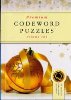 Premium Codeword Puzzles Magazine Issue NO 101
