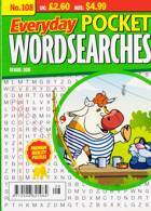 Everyday Pocket Wordsearch Magazine Issue NO 108