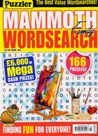 Puzz Mammoth Fam Wordsearch Magazine Issue NO 103
