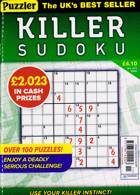 Puzzler Killer Sudoku Magazine Issue NO 211