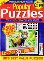 Popular Puzzles Magazine Issue NO 4