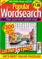 Popular Wordsearch Magazine Issue NO 4