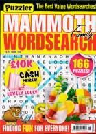 Puzz Mammoth Fam Wordsearch Magazine Issue NO 106
