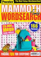 Puzz Mammoth Fam Wordsearch Magazine Issue NO 107