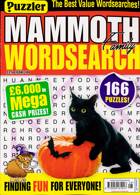 Puzz Mammoth Fam Wordsearch Magazine Issue NO 108