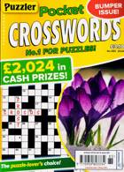 Puzzler Pocket Crosswords Magazine Issue NO 485
