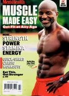 Mens Health Usa Magazine Issue MUSCLE ME