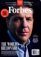 Forbes Magazine Issue BILLIONS