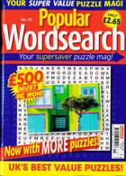 Popular Wordsearch Magazine Issue NO 15