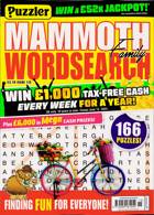 Puzz Mammoth Fam Wordsearch Magazine Issue NO 115