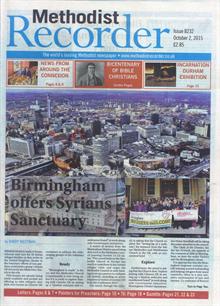 Methodist Recorder Magazine  Order Online