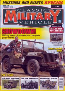 Classic Military Vehicle Magazine  Order Online