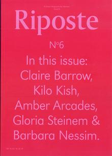 Riposte Issue 6 Text Cover Magazine Issue 6-C2 Order Online