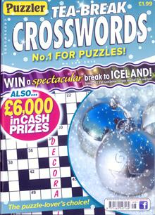 Puzzler Tea Break Crosswords Magazine  Order Online