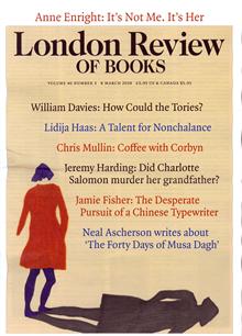 London Review Of Books Magazine  Order Online
