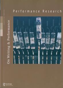 Performance Research Magazine  Order Online