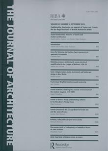 Journal Of Architecture Magazine  Order Online
