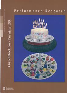 Performance Research Magazine  Order Online