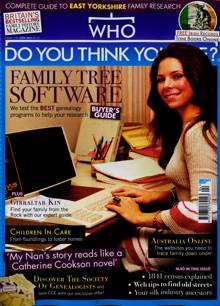 Who Do You Think You Are Magazine  Order Online