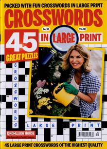 Crosswords In Large Print Magazine  Order Online