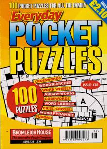 Everyday Pocket Puzzle Magazine  Order Online