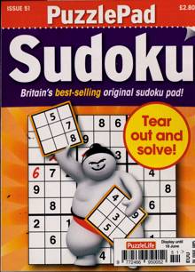 Puzzlelife Ppad Sudoku Magazine  Order Online