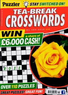 Puzzler Tea Break Crosswords Magazine  Order Online