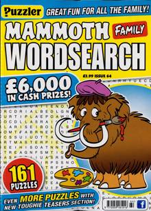 Puzz Mammoth Fam Wordsearch Magazine  Order Online