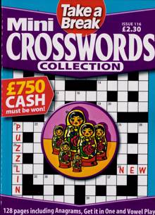 Tab Mini Crossword Coll Magazine  Order Online