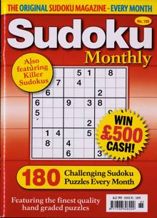 Sudoku Monthly Magazine  Order Online