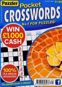 Puzzler Pocket Crosswords Magazine  Order Online