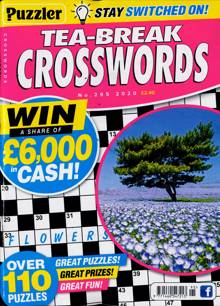 Puzzler Tea Break Crosswords Magazine  Order Online