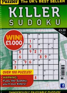Puzzler Killer Sudoku Magazine  Order Online