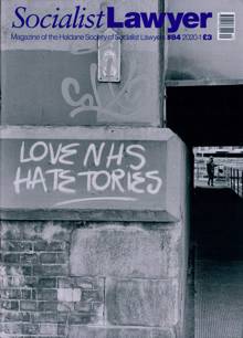 Socialist Lawyer Magazine  Order Online