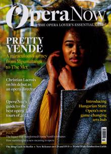 Opera Now Magazine JAN 22 Order Online