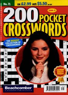 200 Pocket Crosswords Magazine NO 71 Order Online