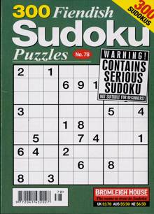 300 Fiendish Sudoku Puzzle Magazine NO 78 Order Online