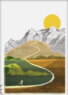 Like The Wind Print - Power Of Human Spirit Magazine Mountains Order Online