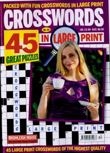 Crosswords In Large Print Magazine NO 52 Order Online