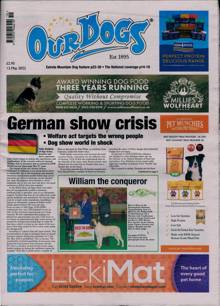 Our Dogs Magazine 13/05/2022 Order Online
