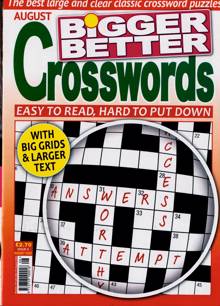 Bigger Better Crosswords Magazine NO 8 Order Online