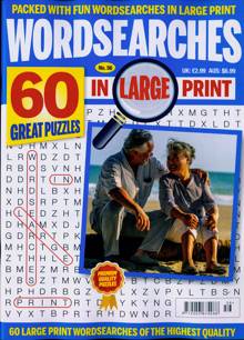 Wordsearches In Large Print Magazine Issue NO 56