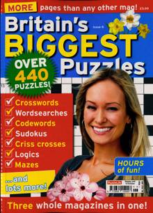 Britains Biggest Puzzles Magazine NO 6 Order Online